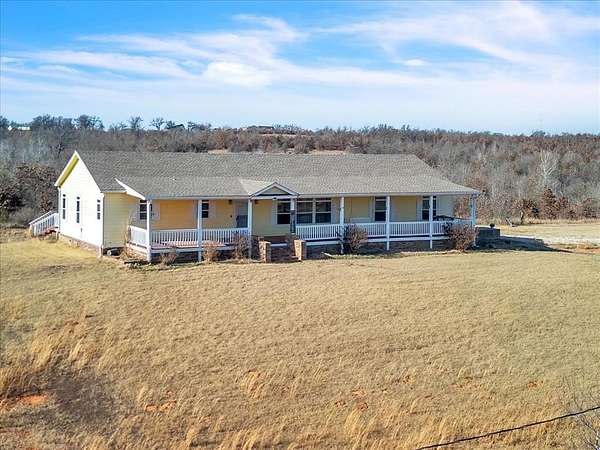 10.8 Acres of Land with Home for Sale in Noble, Oklahoma