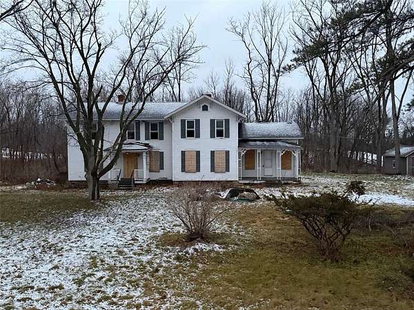 4 Acres of Residential Land with Home for Sale in Victor, New York