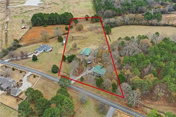 5.1 Acres of Land with Home for Sale in Taylorsville, Georgia