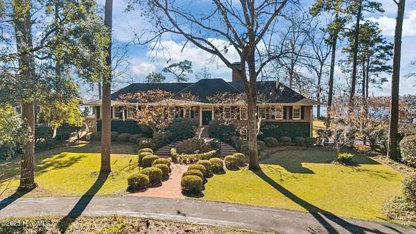 2.3 Acres of Residential Land with Home for Sale in Trent Woods, North Carolina