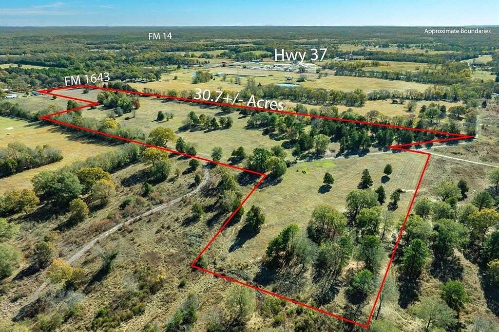 30.7 Acres of Land for Sale in Quitman, Texas