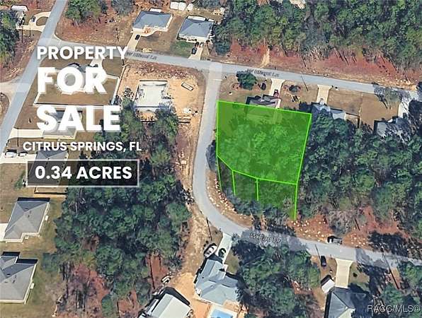 0.34 Acres of Residential Land for Sale in Citrus Springs, Florida