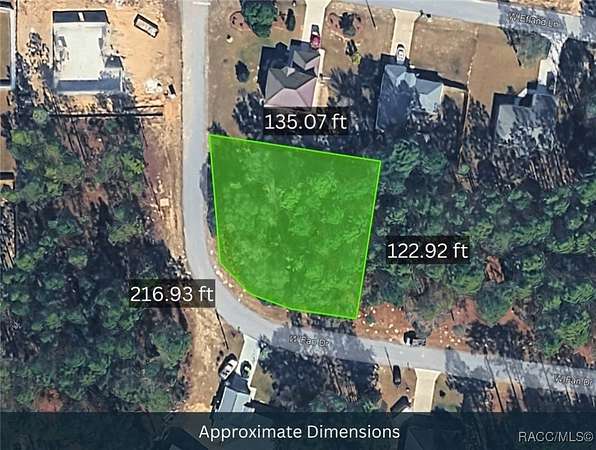 0.34 Acres of Residential Land for Sale in Citrus Springs, Florida