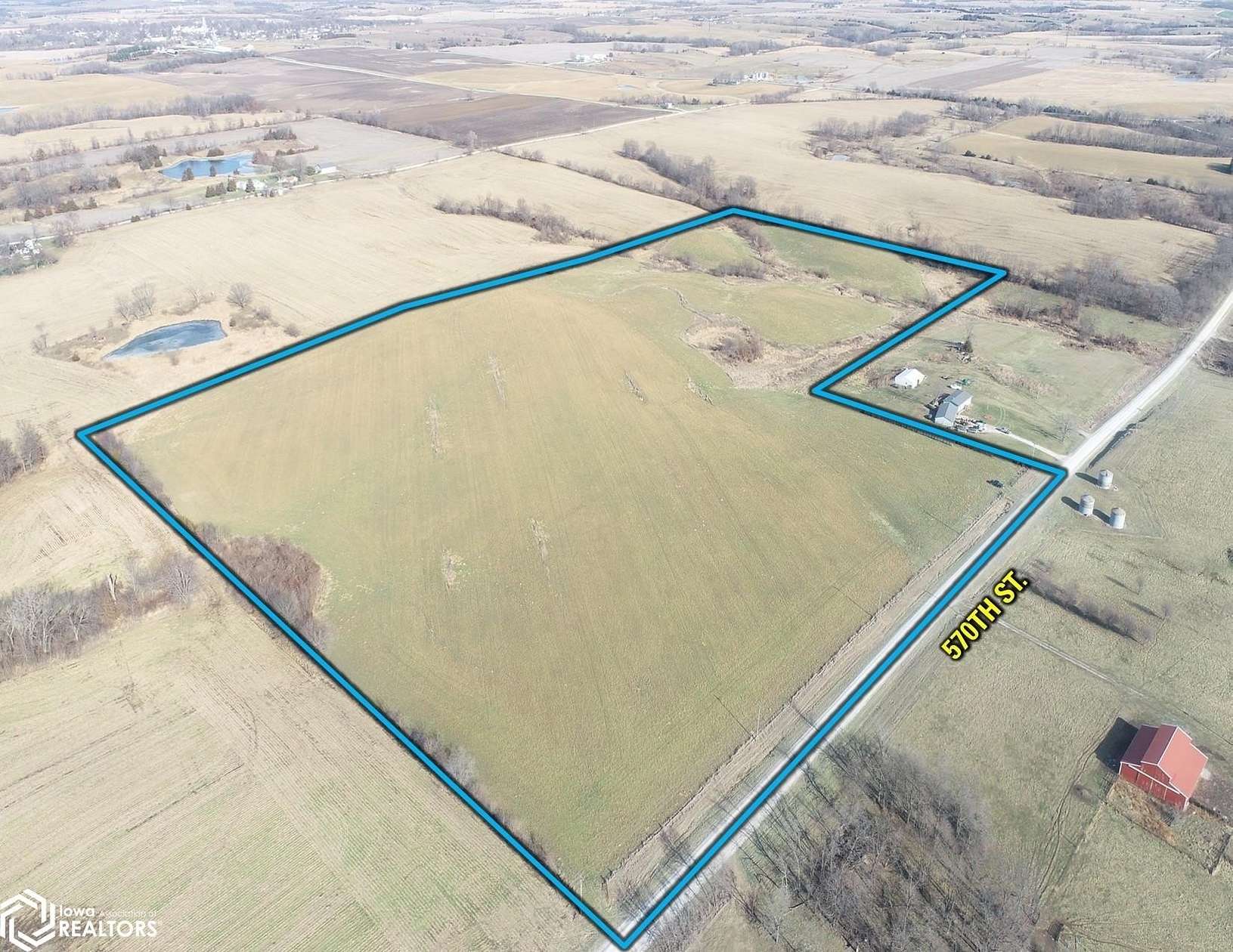 50 Acres of Recreational Land & Farm for Sale in Moulton, Iowa