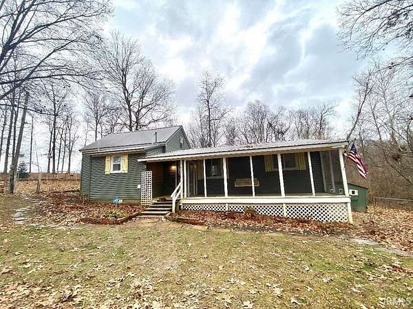 5 Acres of Land with Home for Sale in Worthington, Indiana