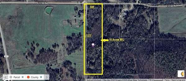 10 Acres of Residential Land for Sale in Weleetka, Oklahoma