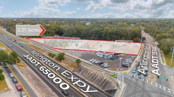 3.37 Acres of Improved Mixed-Use Land for Sale in Jacksonville, Florida