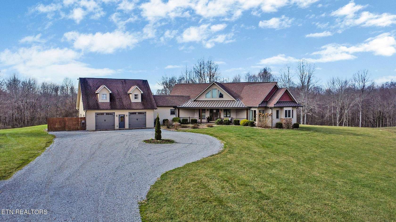 43.8 Acres of Recreational Land with Home for Sale in Crossville, Tennessee