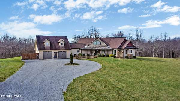 43.8 Acres of Recreational Land with Home for Sale in Crossville, Tennessee