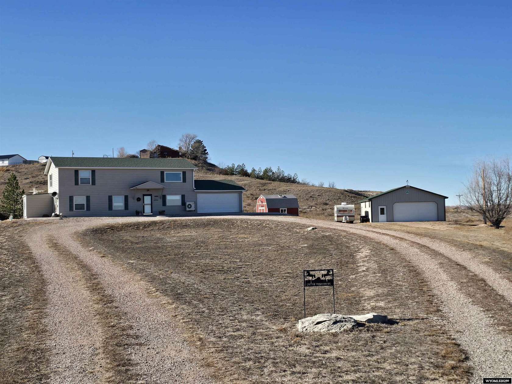 3 Acres of Residential Land with Home for Sale in Torrington, Wyoming