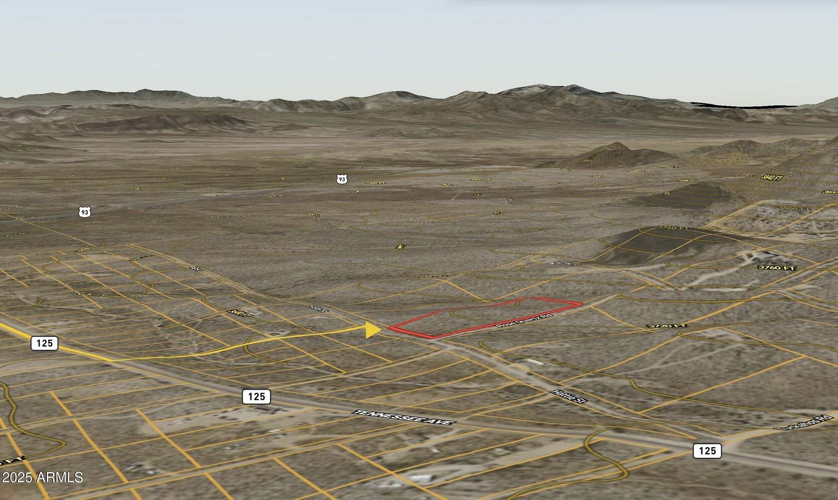 4.38 Acres of Land for Sale in Golden Valley, Arizona