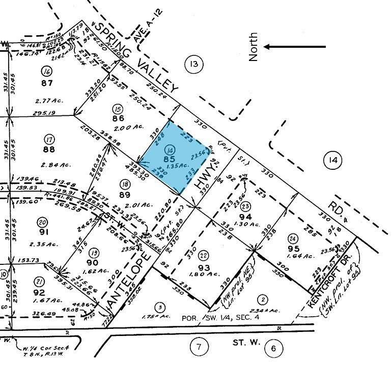 1.35 Acres of Land for Sale in Lancaster, California