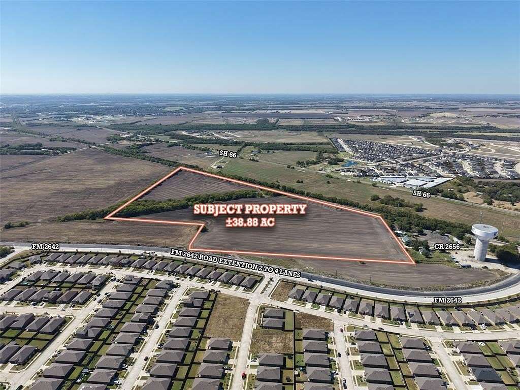 38.9 Acres of Mixed-Use Land for Sale in Royse City, Texas