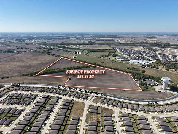 38.9 Acres of Mixed-Use Land for Sale in Royse City, Texas