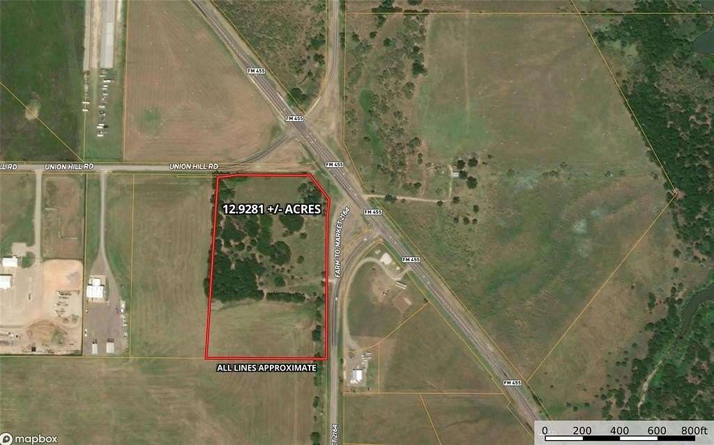 13 Acres of Agricultural Land for Sale in Sanger, Texas