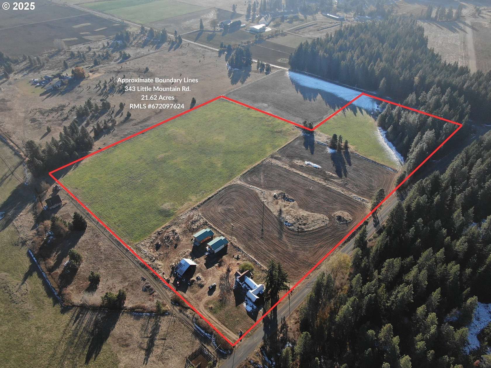 21.6 Acres of Recreational Land with Home for Sale in Trout Lake, Washington