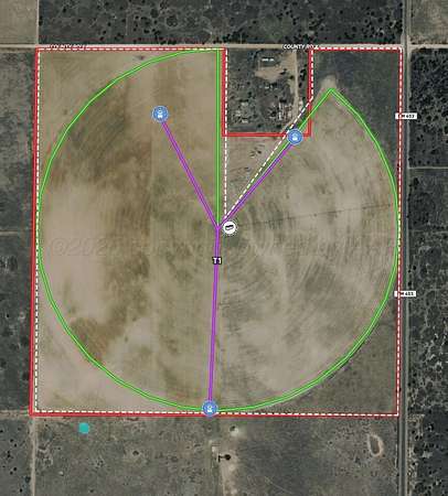 151 Acres of Agricultural Land for Sale in Shamrock, Texas