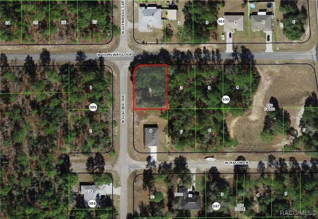 0.27 Acres of Residential Land for Sale in Citrus Springs, Florida