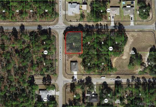 0.27 Acres of Residential Land for Sale in Citrus Springs, Florida