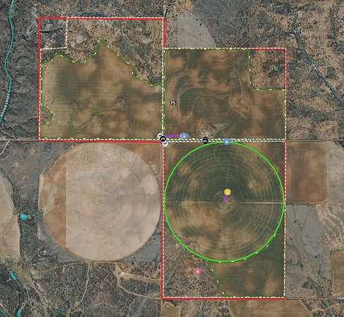 722 Acres of Recreational Land & Farm for Sale in Shamrock, Texas