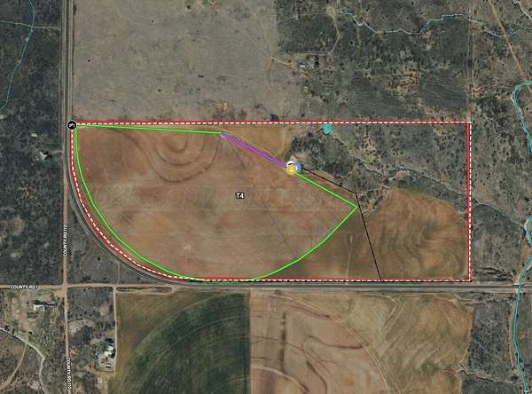 100 Acres of Recreational Land & Farm for Sale in Shamrock, Texas