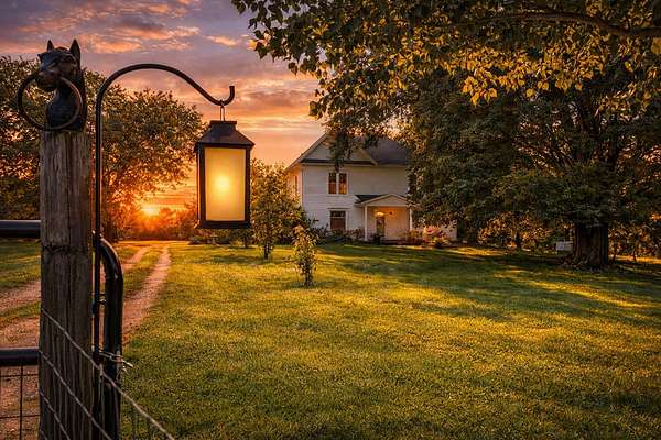 14.1 Acres of Land with Home for Sale in Pilot Mound, Iowa