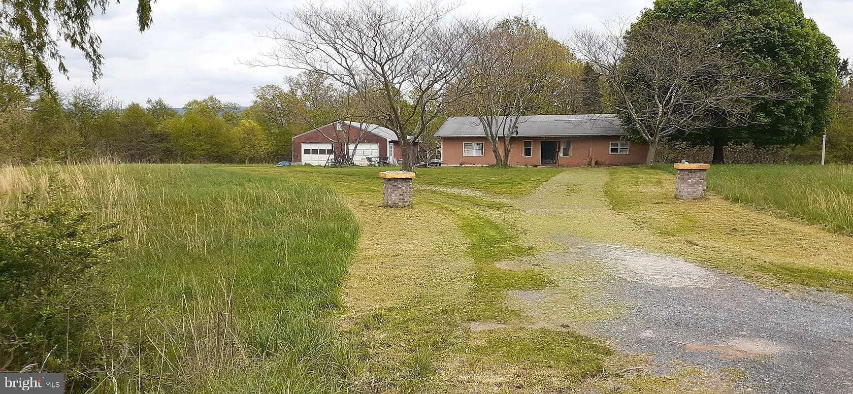 6.2 Acres of Residential Land with Home for Sale in Great Cacapon, West Virginia