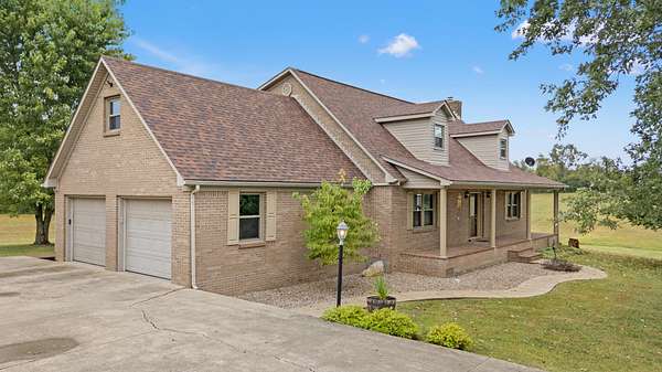 16.5 Acres of Land with Home for Sale in Lawrenceburg, Kentucky