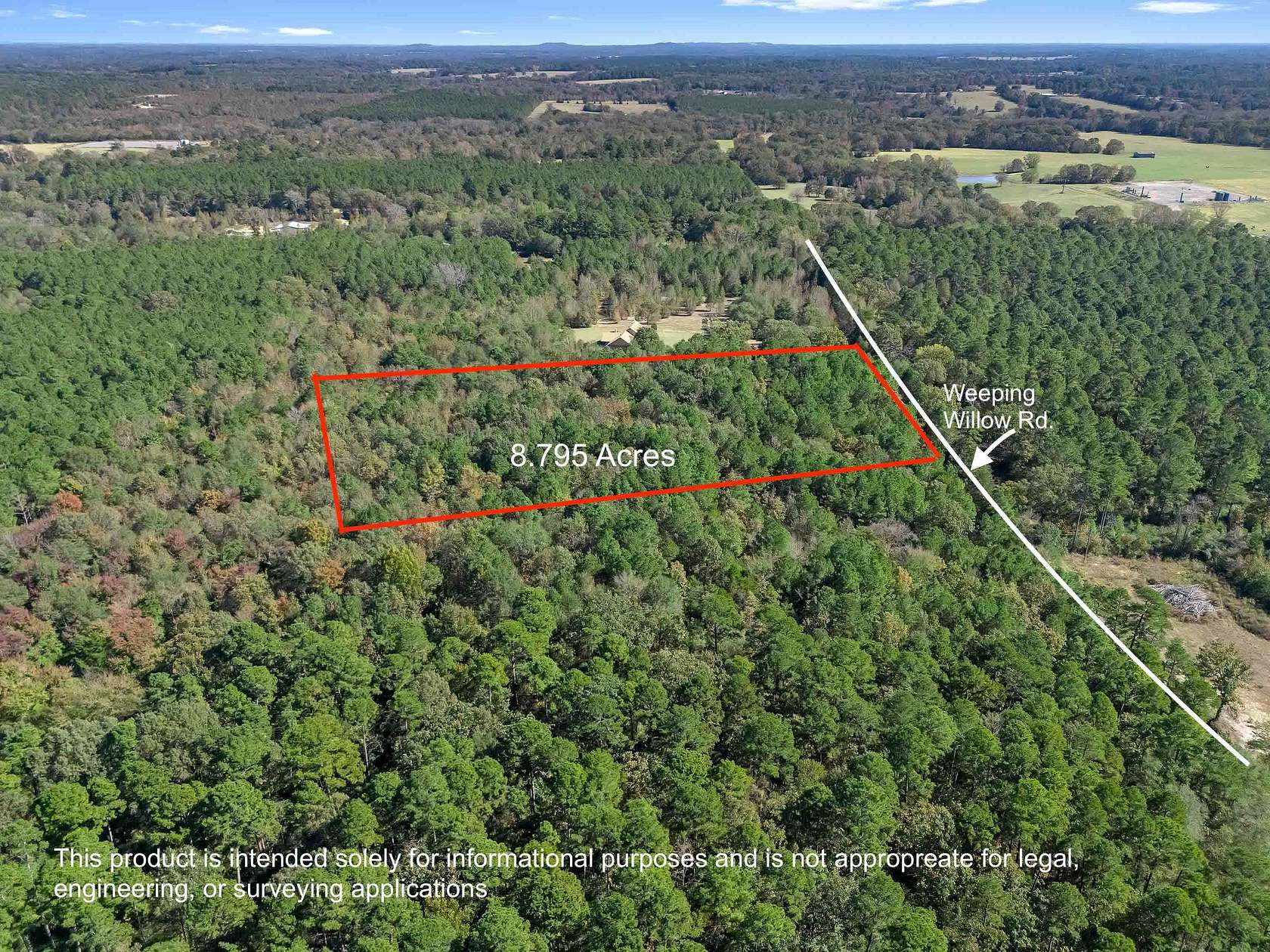 8.8 Acres of Land for Sale in Big Sandy, Texas