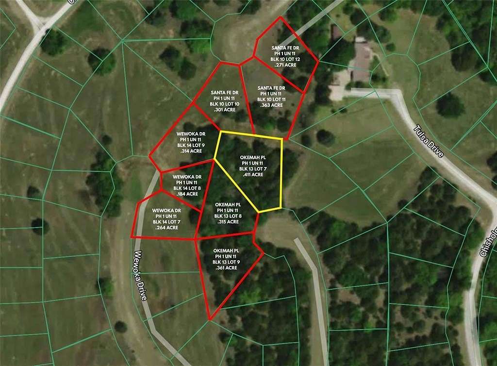 0.41 Acres of Residential Land for Sale in Burneyville, Oklahoma