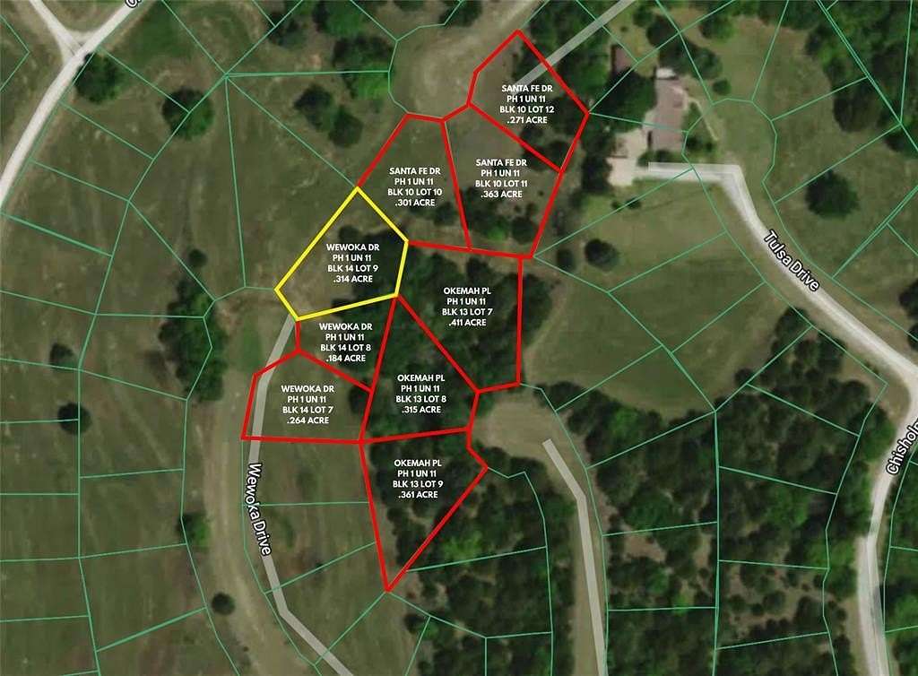 0.36 Acres of Residential Land for Sale in Burneyville, Oklahoma