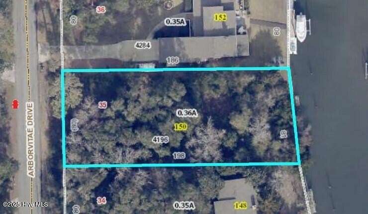 0.36 Acres of Residential Land for Sale in Pine Knoll Shores, North Carolina