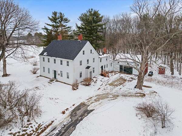 124 Acres of Agricultural Land with Home for Sale in Windham Town, Maine