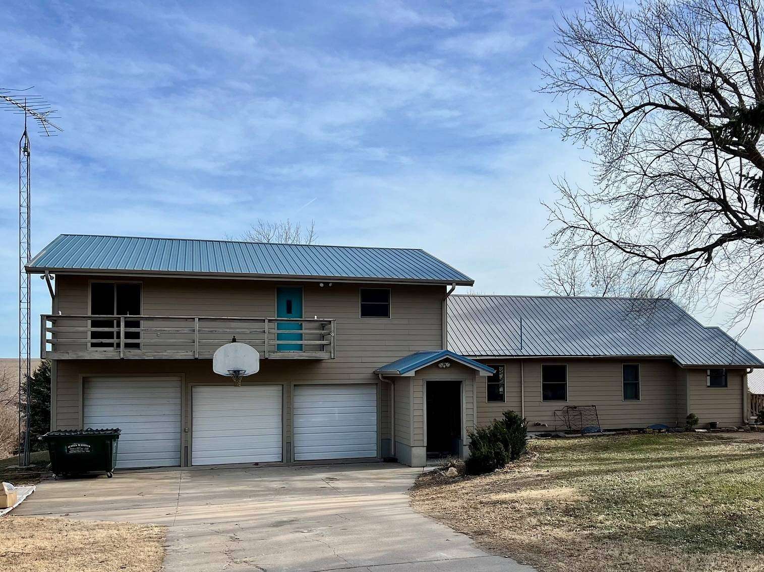 10 Acres of Recreational Land with Home for Sale in Mankato, Kansas