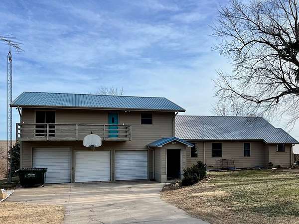 10 Acres of Recreational Land with Home for Sale in Mankato, Kansas