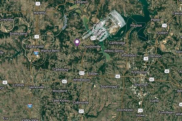 11.6 Acres of Land for Sale in Whitesboro, Texas