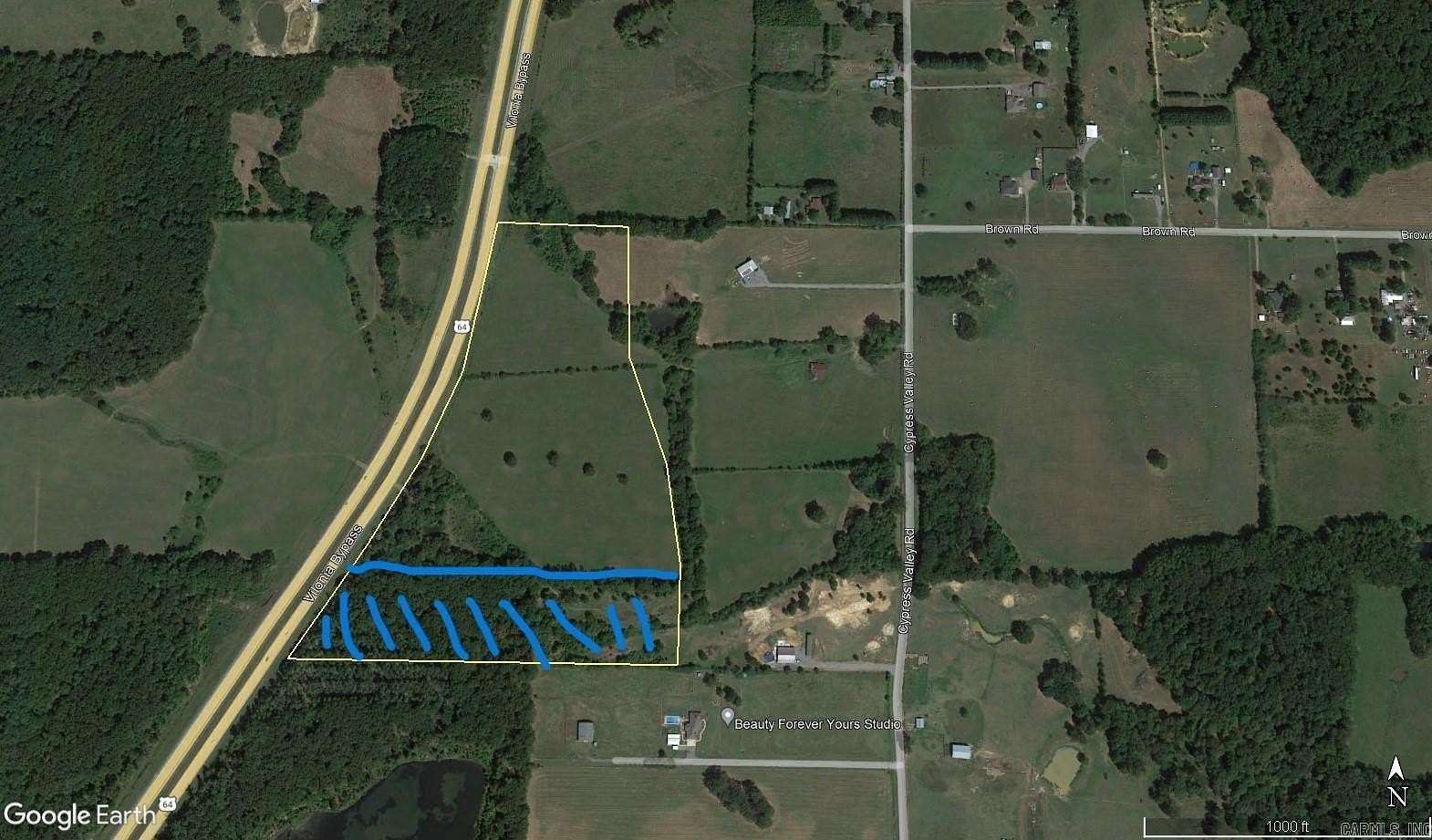 21 Acres of Land for Sale in Vilonia, Arkansas