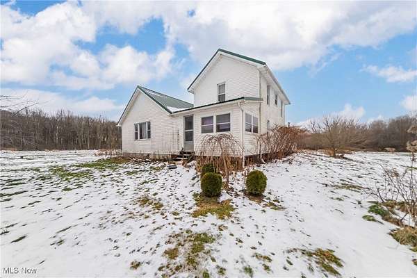 37.5 Acres of Land with Home for Sale in Pierpont, Ohio