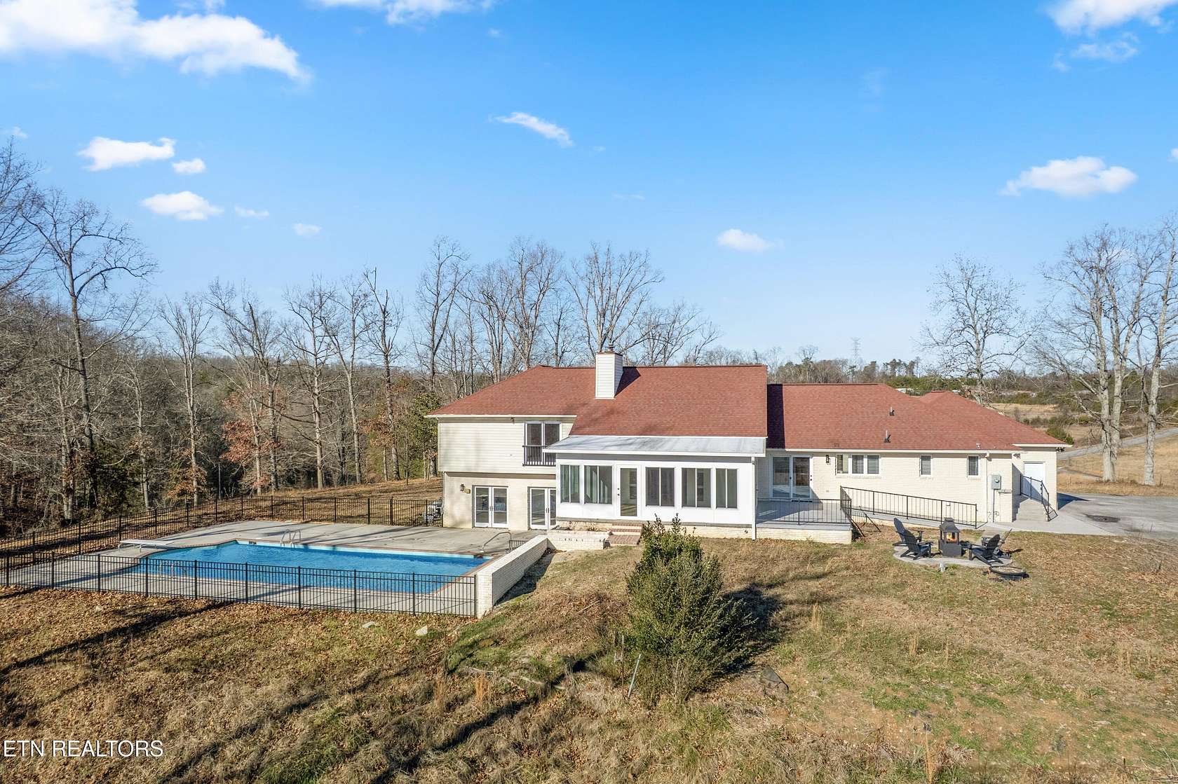 5.5 Acres of Land with Home for Sale in Lenoir City, Tennessee
