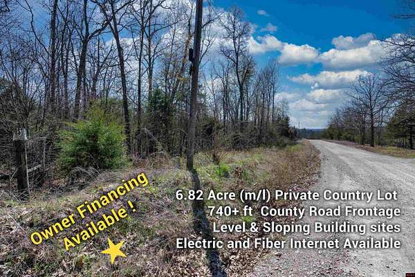 6.82 Acres of Residential Land for Sale in Midway, Arkansas
