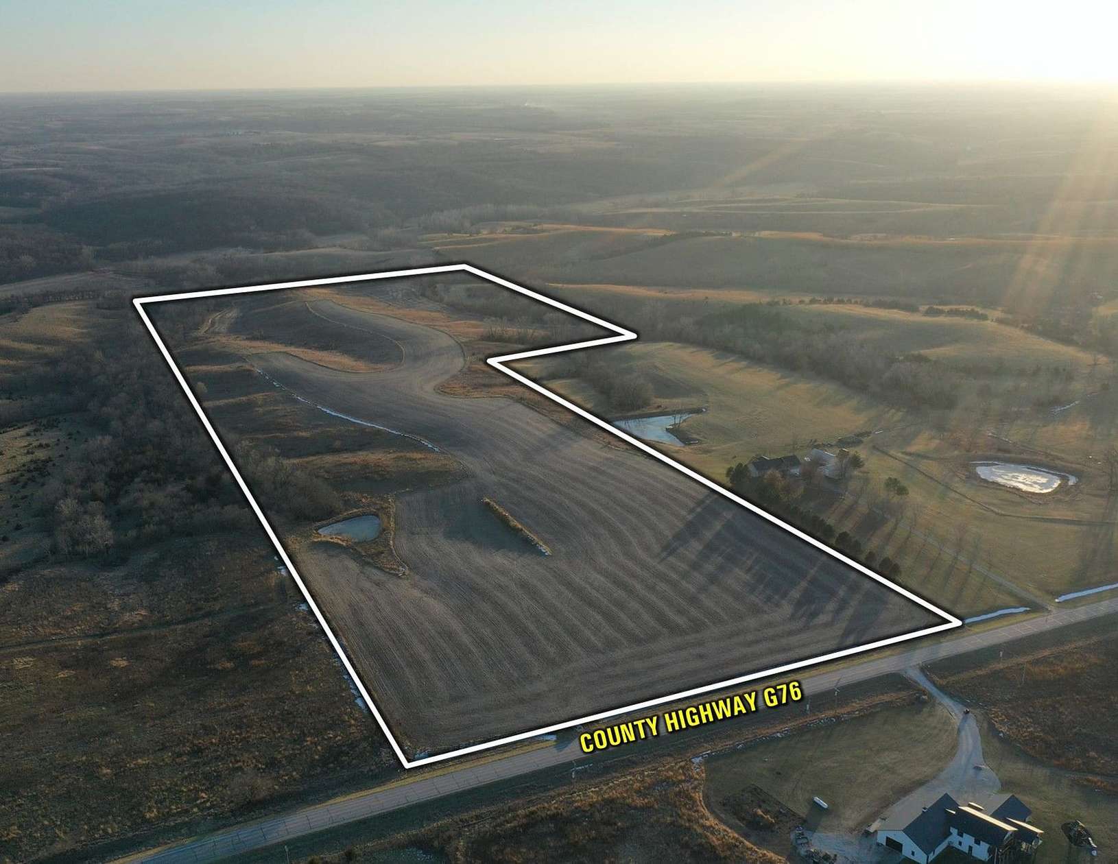 73.8 Acres of Land for Sale in Lacona, Iowa