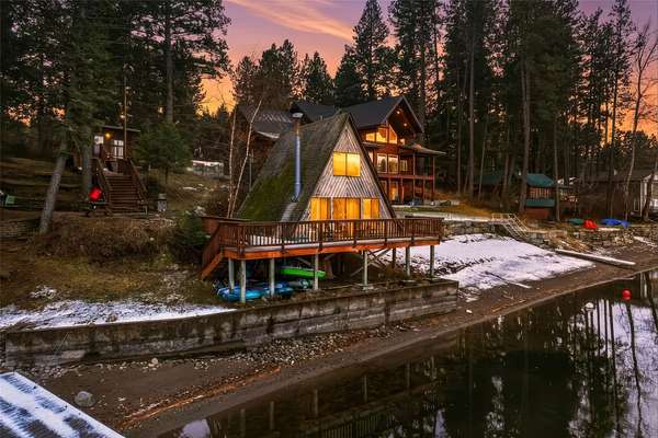 0.53 Acres of Residential Land with Home for Sale in Bigfork, Montana