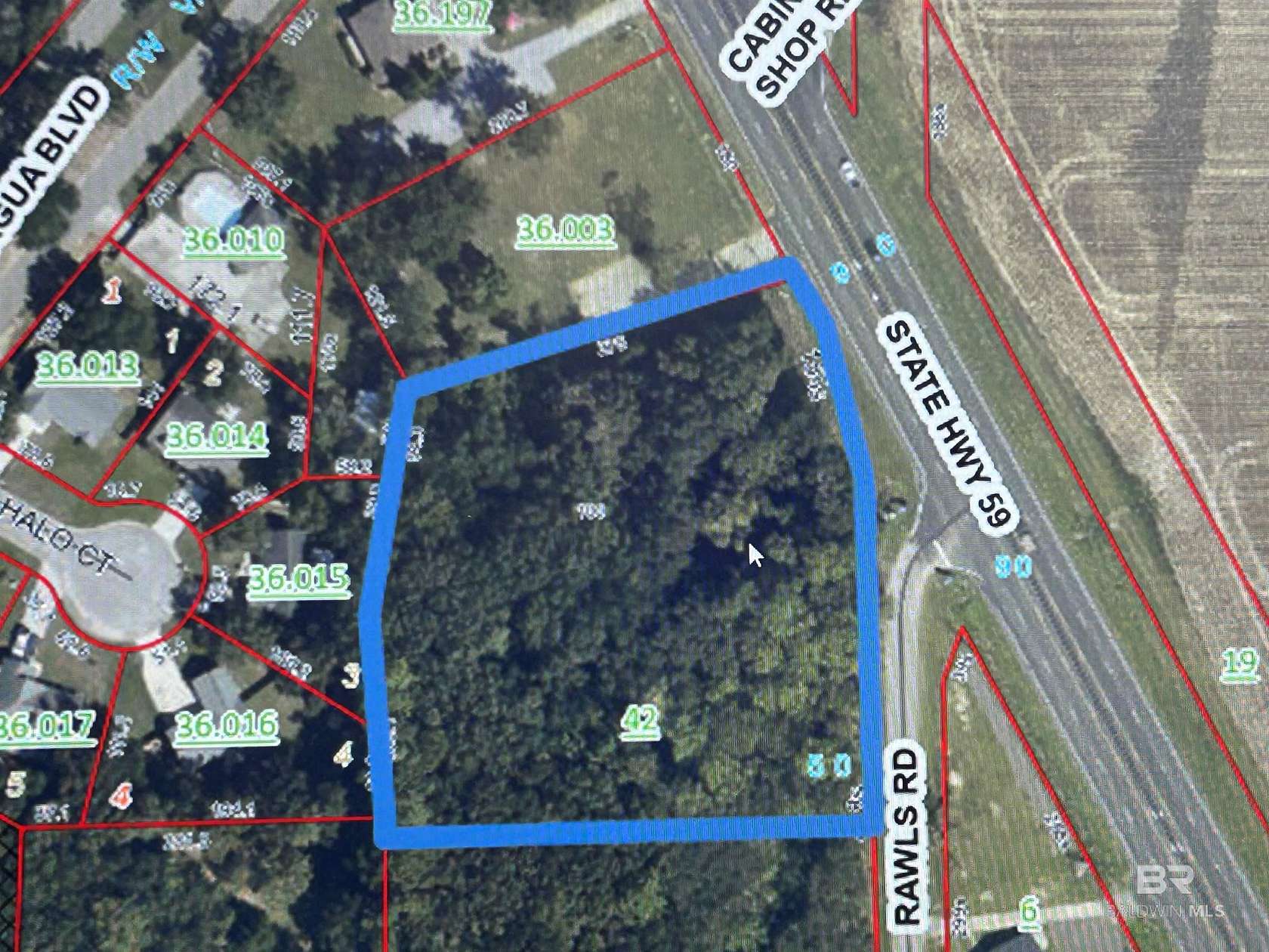2.34 Acres of Commercial Land for Sale in Loxley, Alabama