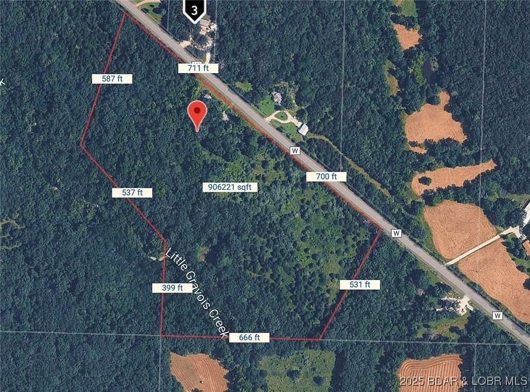 22 Acres of Recreational Land for Sale in Versailles, Missouri