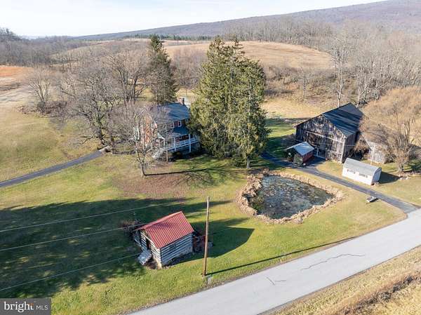33 Acres of Land with Home for Sale in Bedford, Pennsylvania
