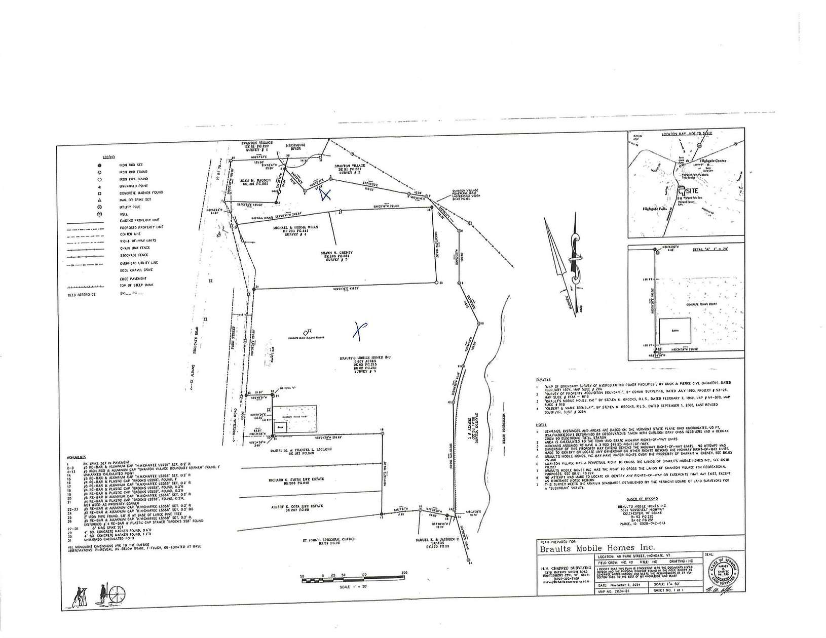 5.8 Acres of Land for Sale in Highgate Town, Vermont