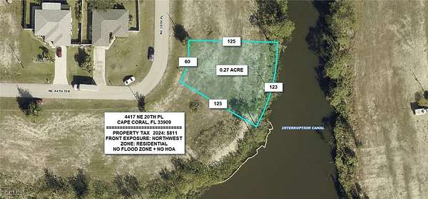 0.27 Acres of Residential Land for Sale in Cape Coral, Florida
