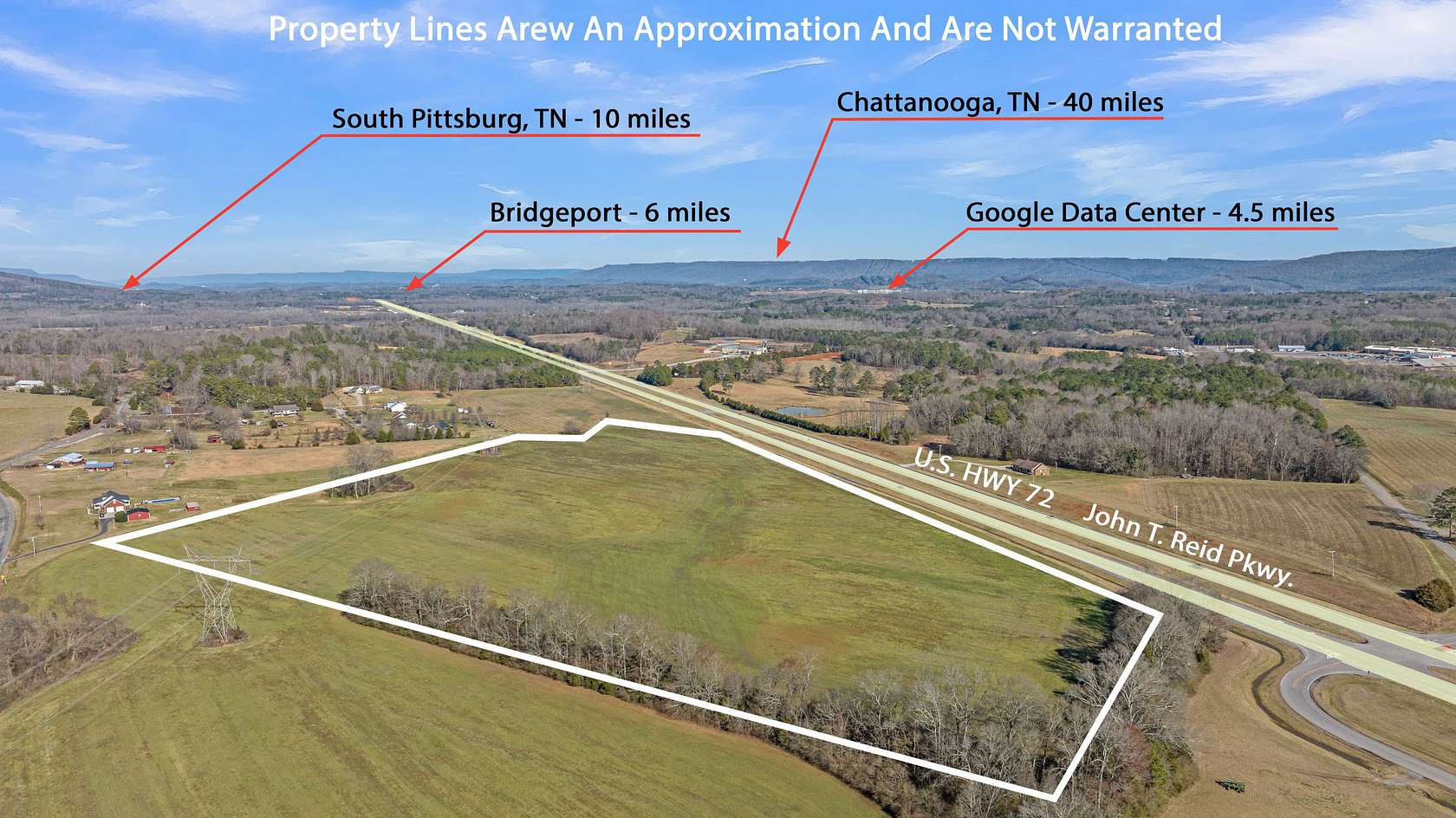 33 Acres of Land for Sale in Stevenson, Alabama
