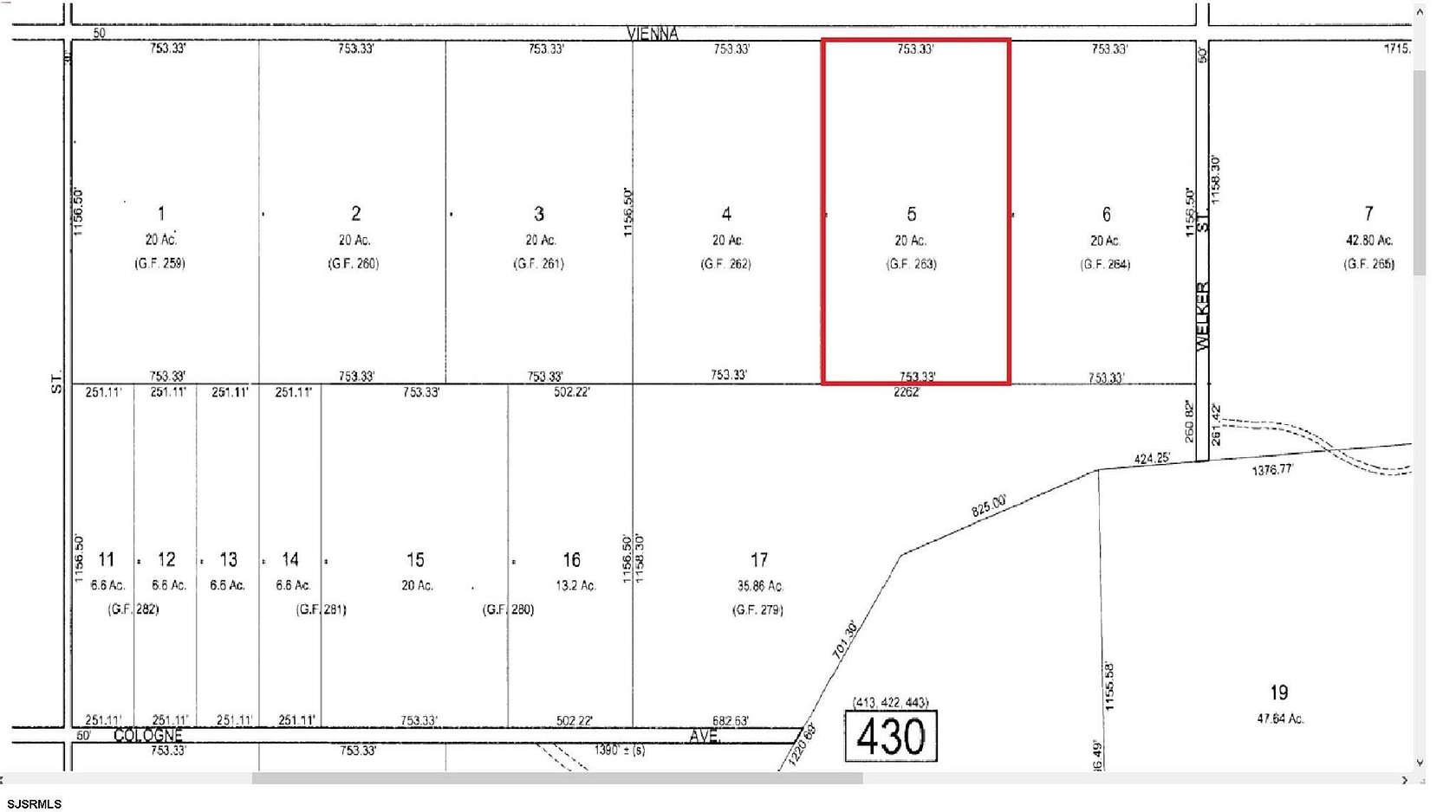 20 Acres of Recreational Land for Sale in Galloway, New Jersey