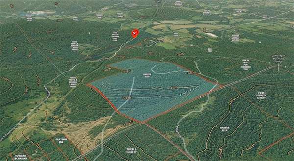 185 Acres of Recreational Land for Sale in Bunch, Oklahoma